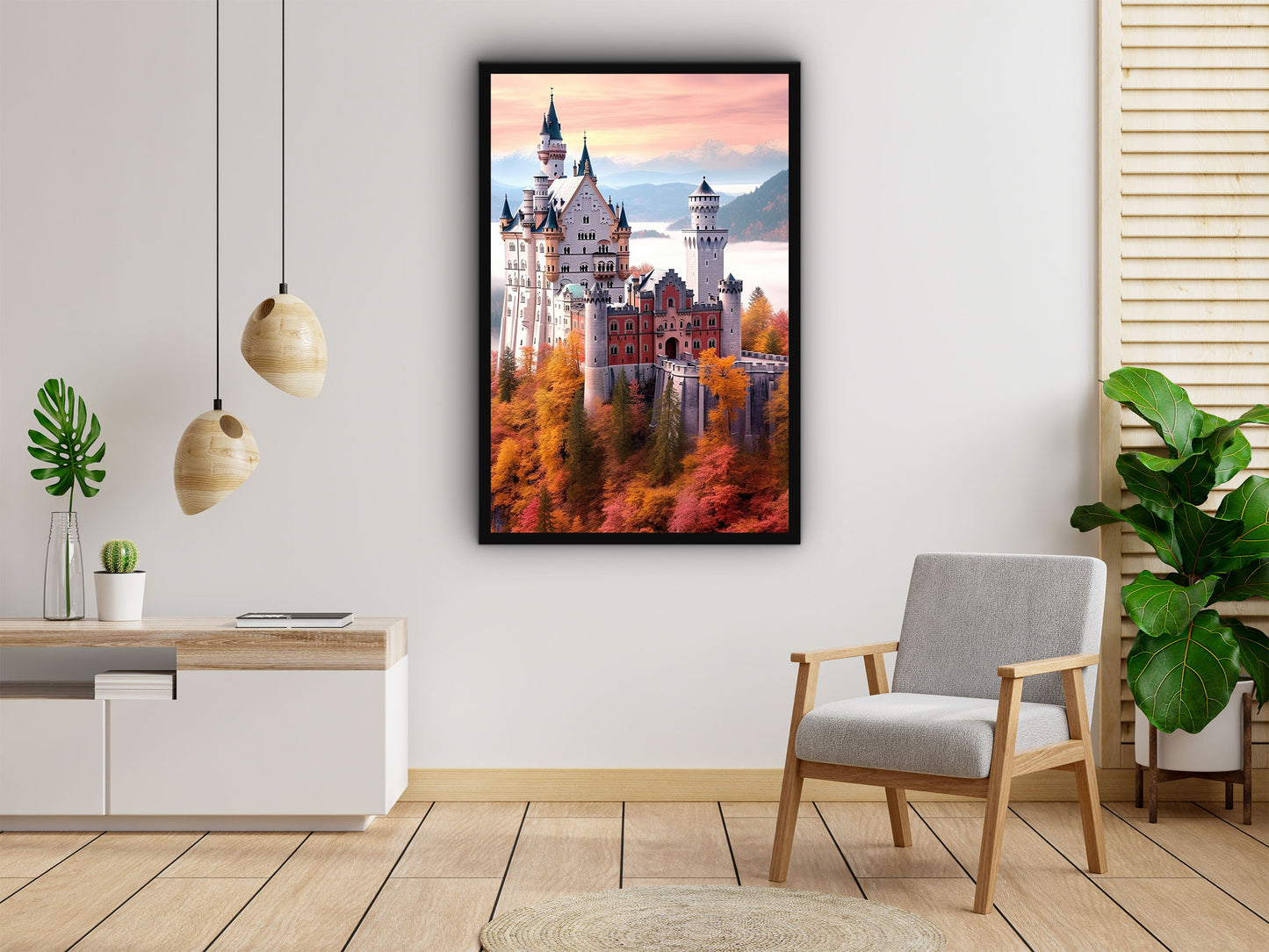 Neuschwanstein Castle Canvas Wall Art