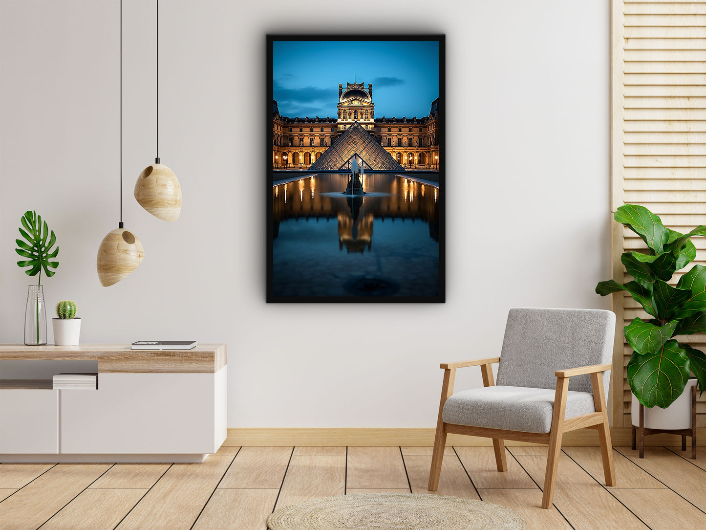 Louvre Pyramid Wall Art