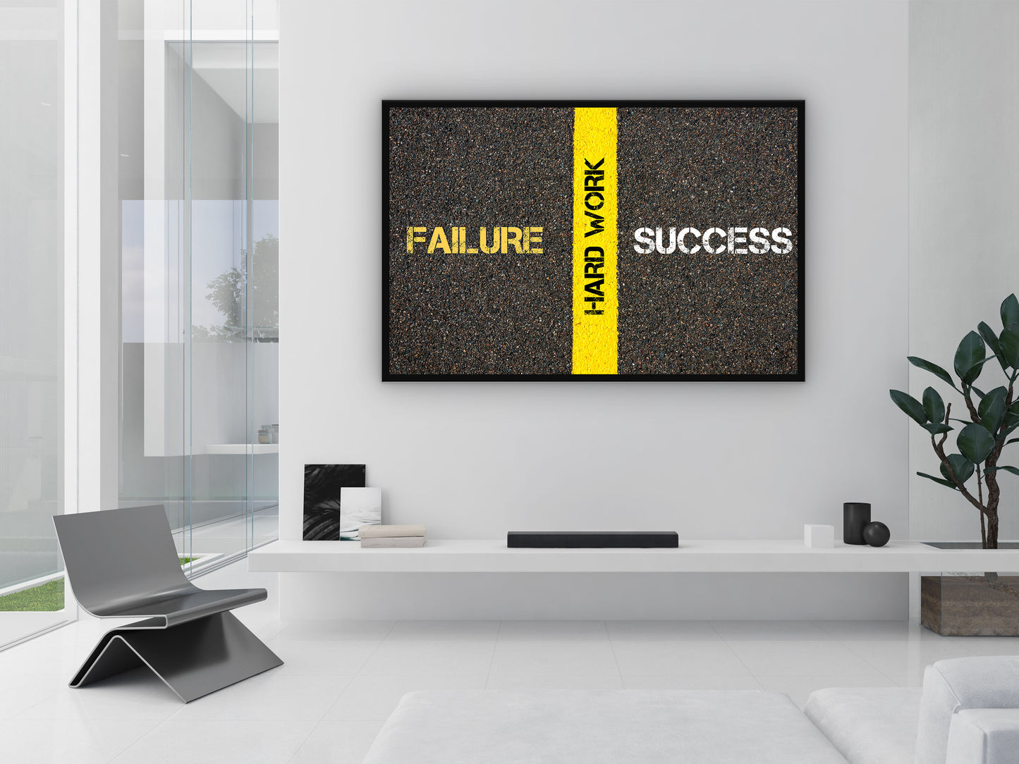 Failure hard work success Wall Art