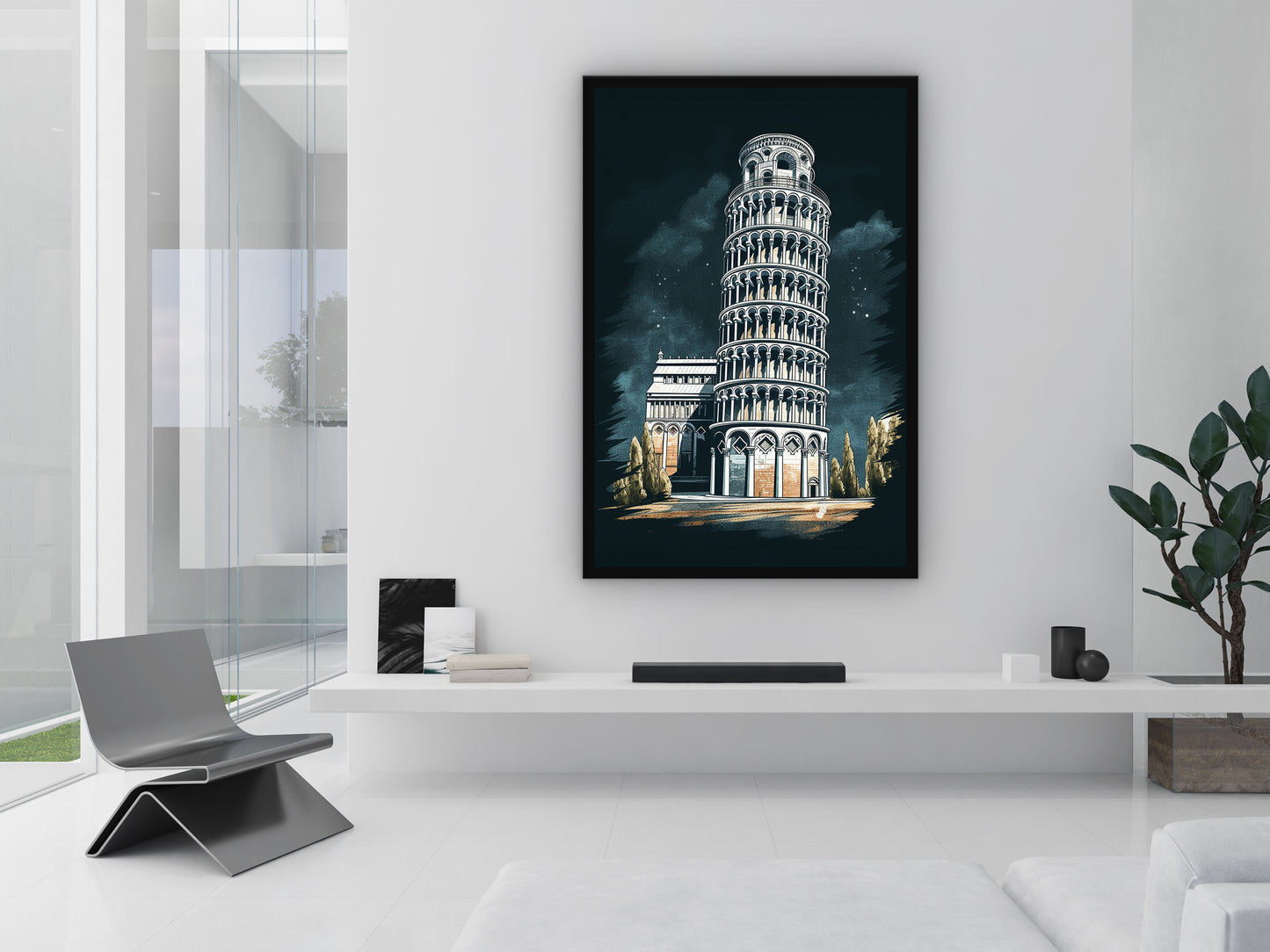 Leaning Tower Wall Art