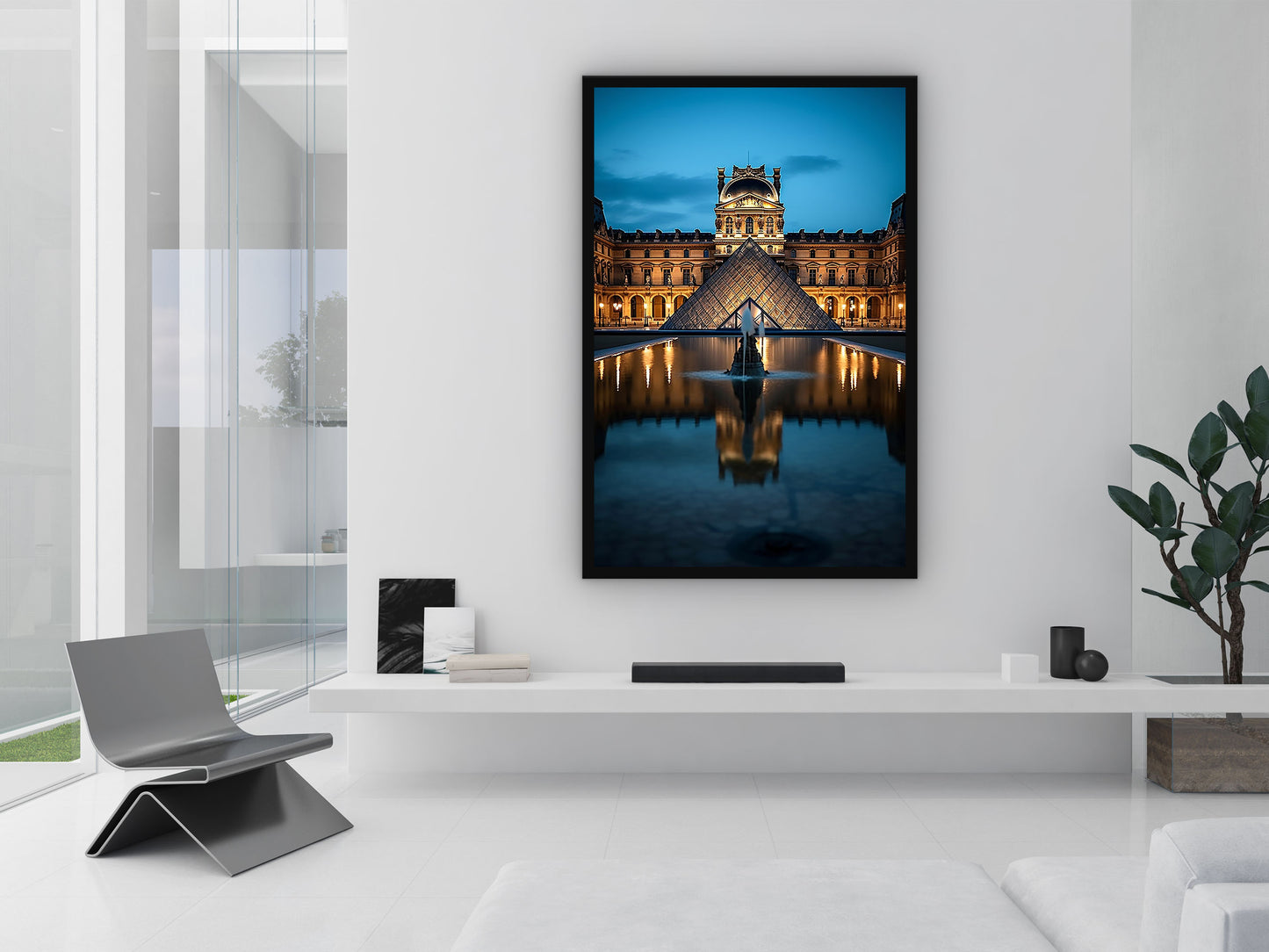 Louvre Pyramid Wall Art