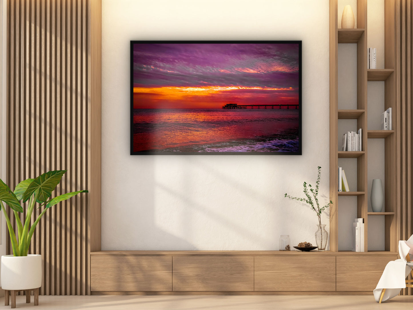 Sun Rise That I Took Over Deal Pier In Kent Wall Art