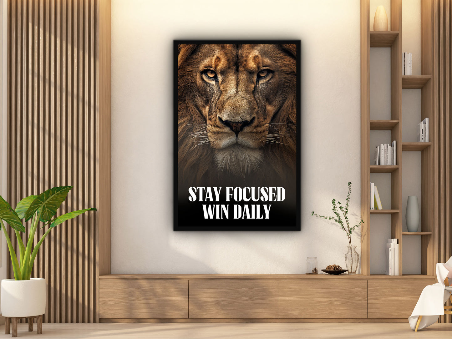 Stay Focused Win Daily Wall Art