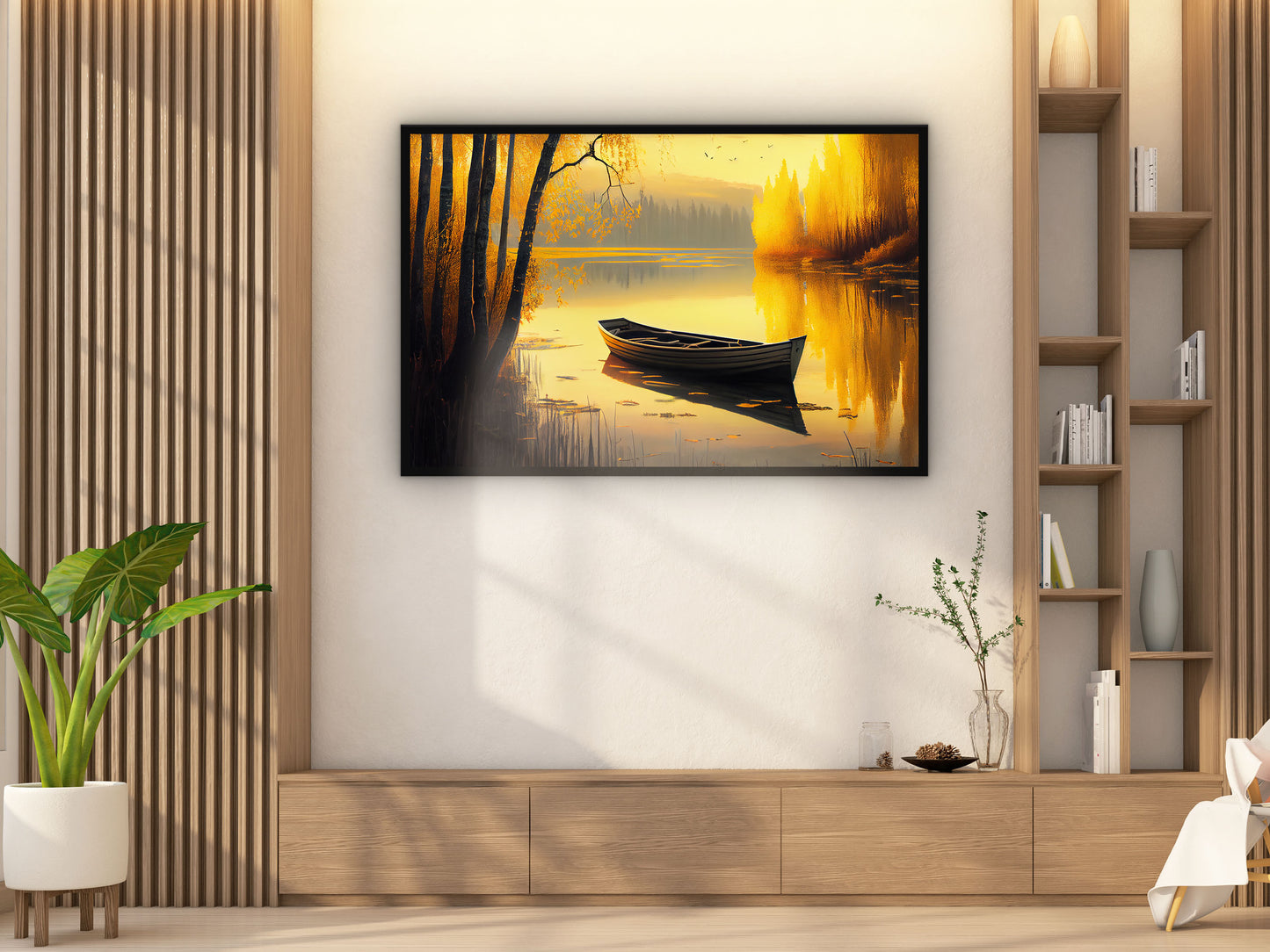 Wooden Boat Wall Art