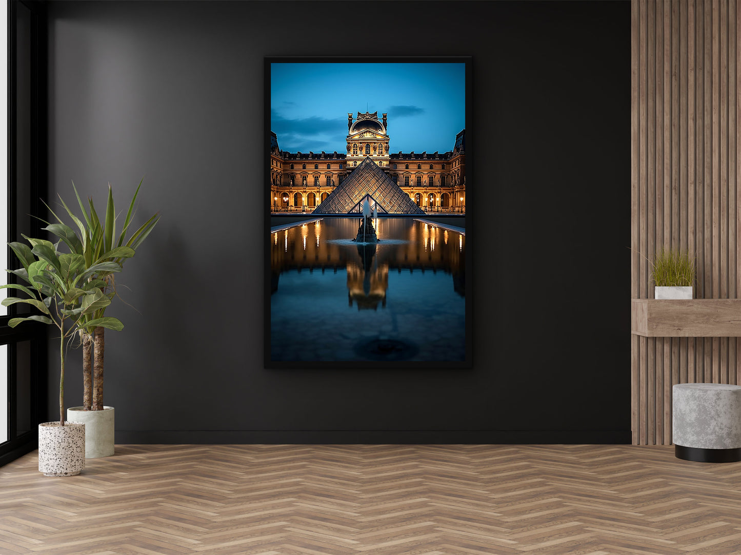 Louvre Pyramid Wall Art