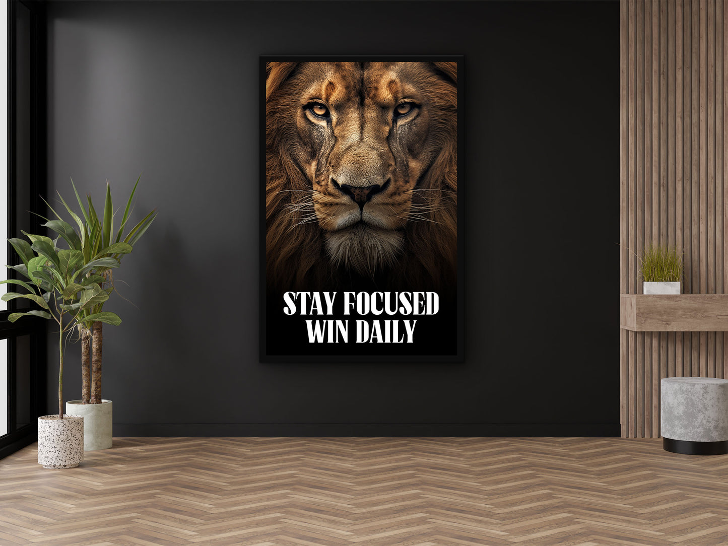 Stay Focused Win Daily Wall Art