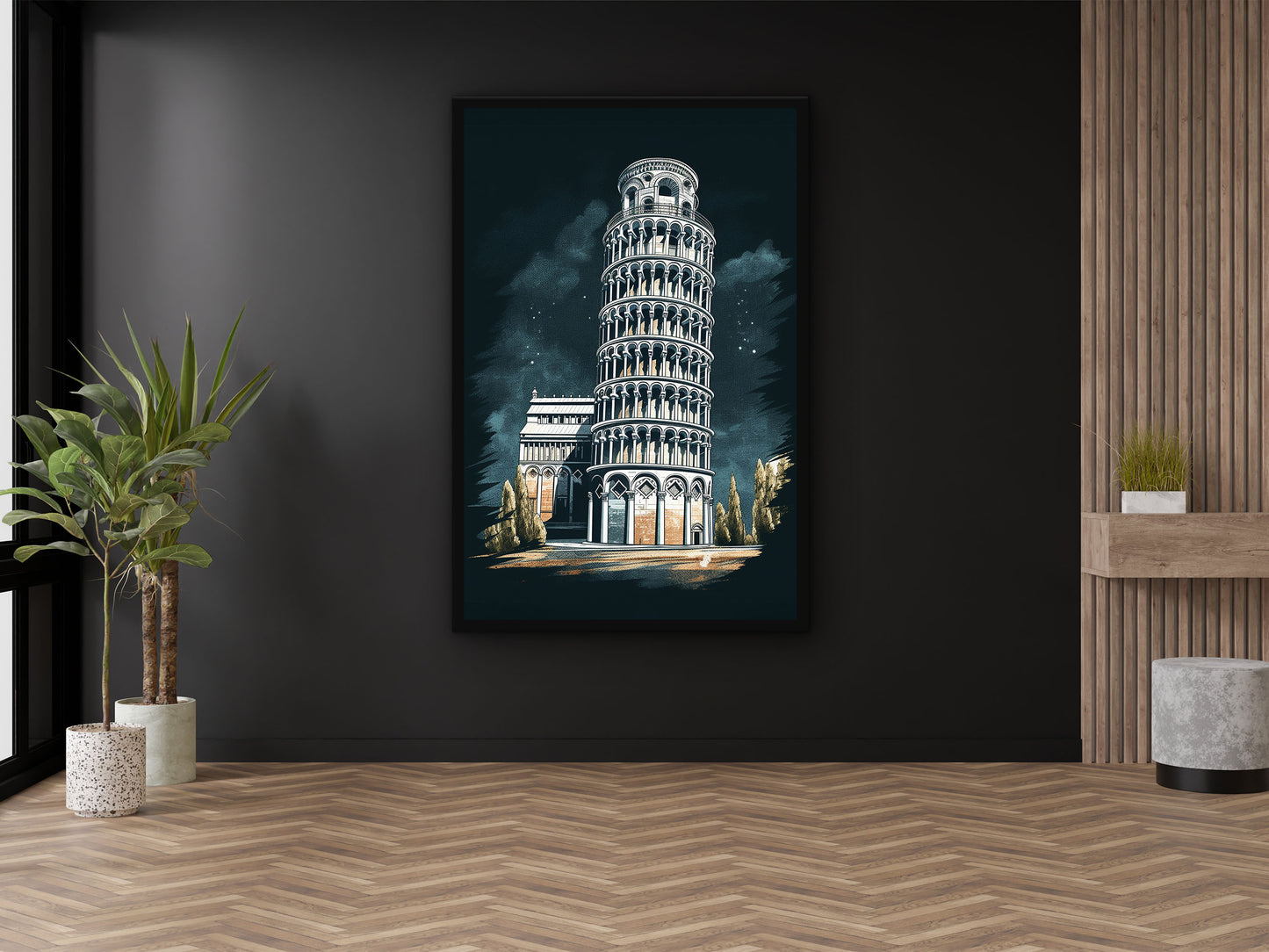 Leaning Tower Wall Art
