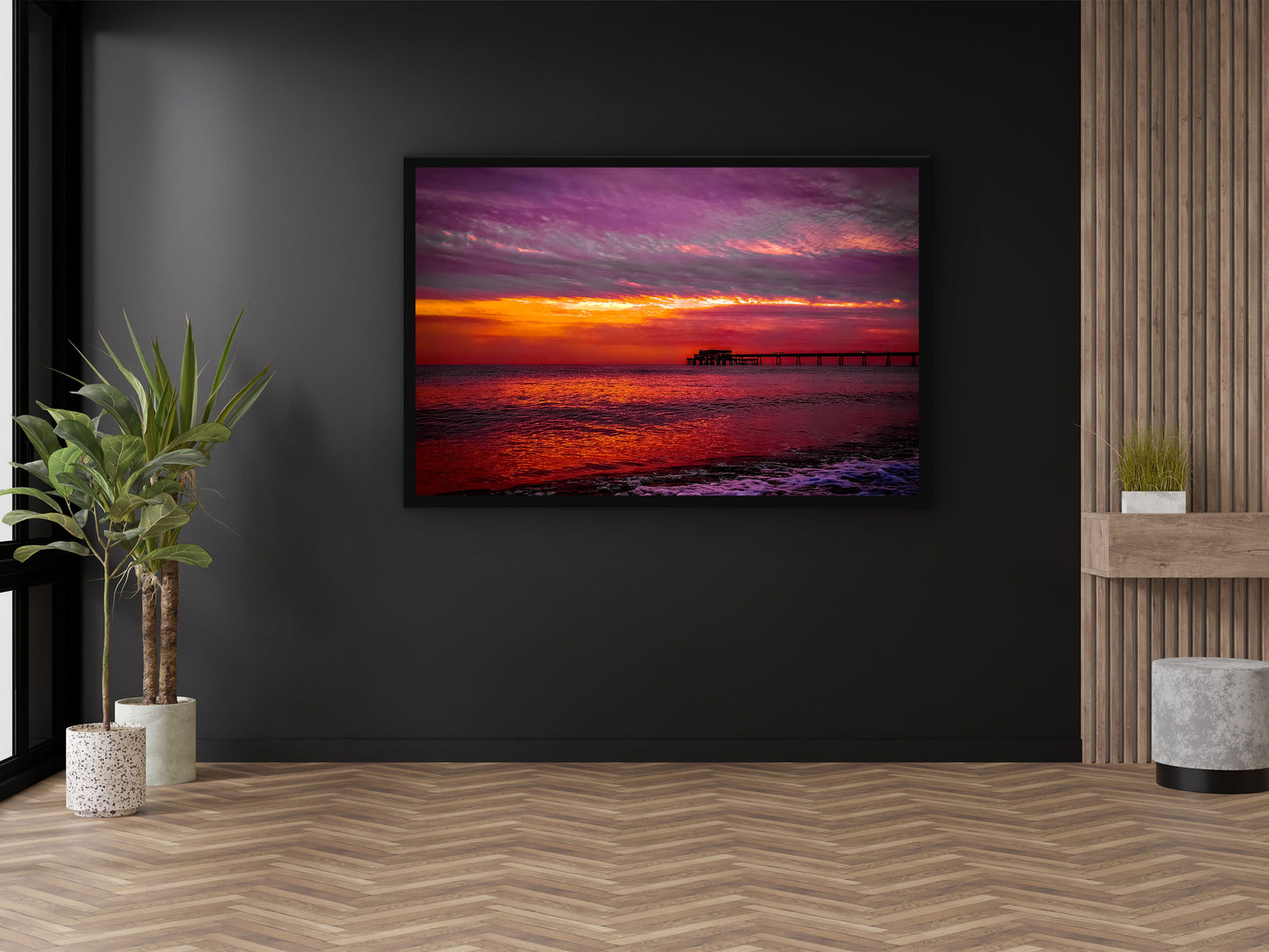 Sun Rise That I Took Over Deal Pier In Kent Wall Art