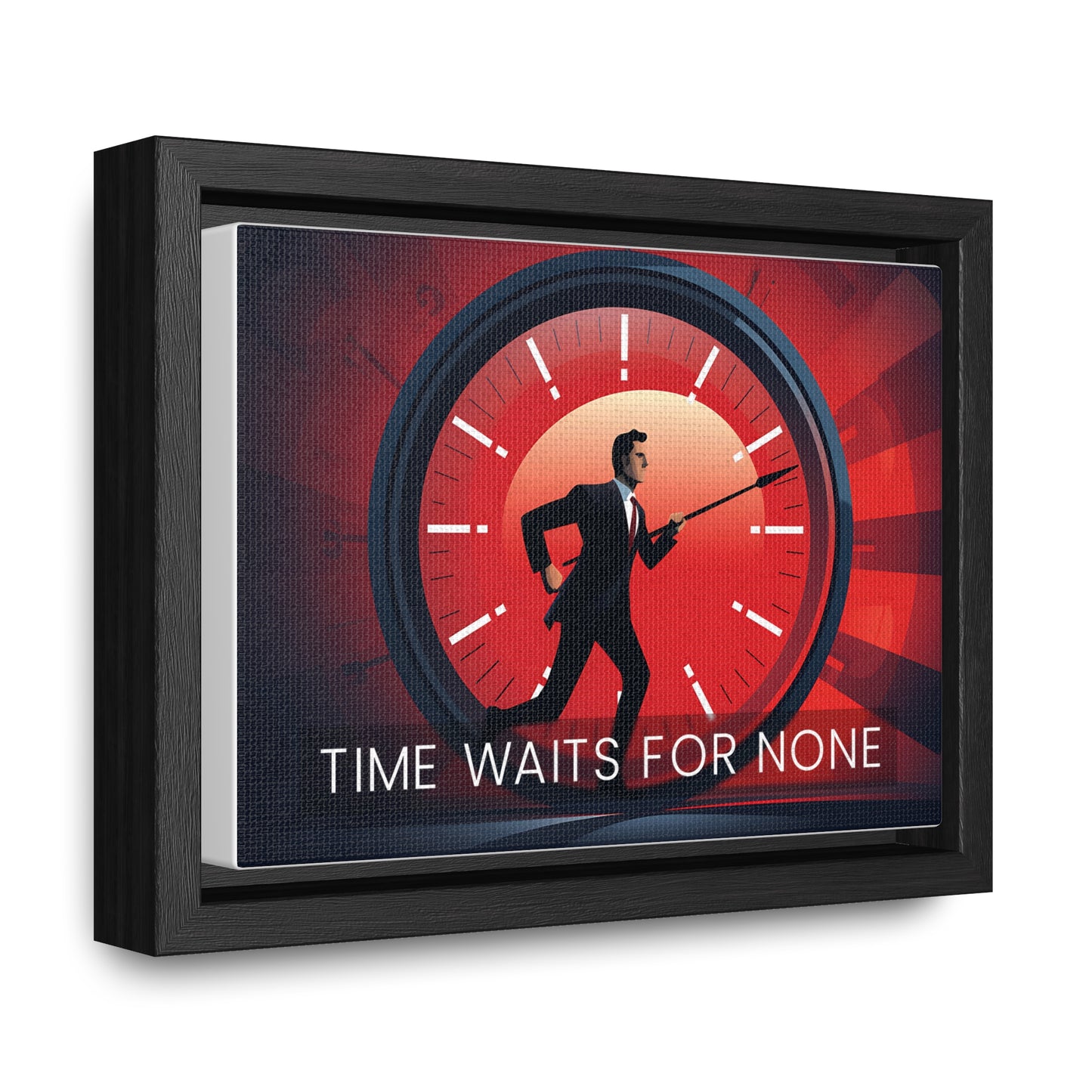 Time Waits For None Wall Art