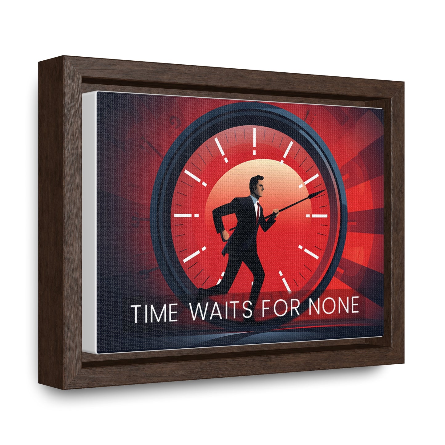 Time Waits For None Wall Art