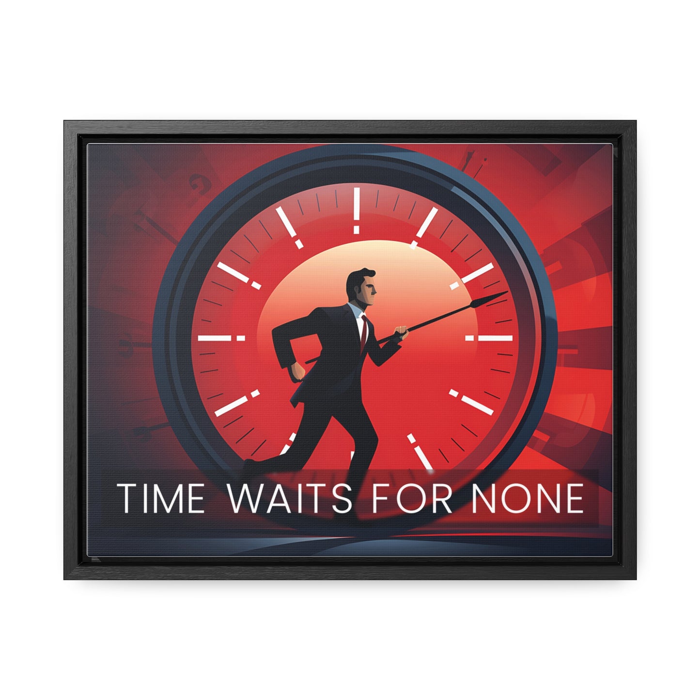 Time Waits For None Wall Art