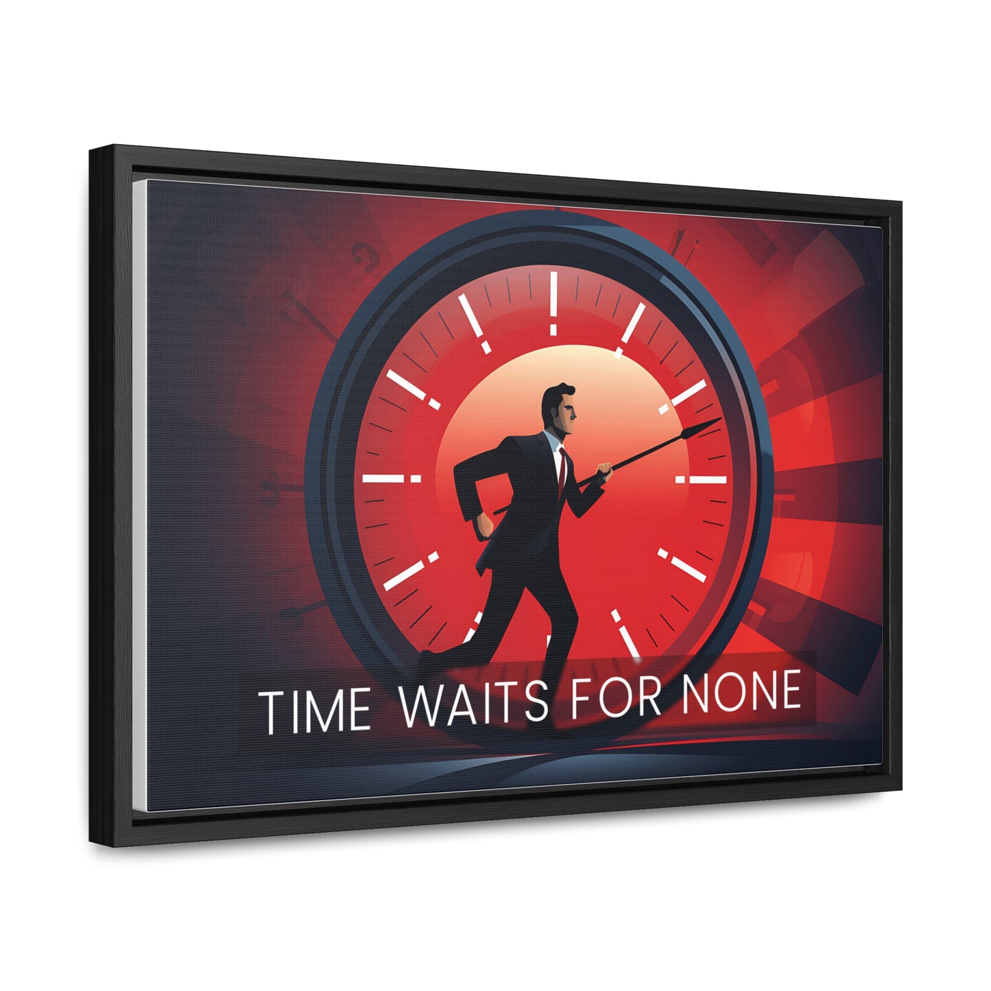 Time Waits For None Wall Art