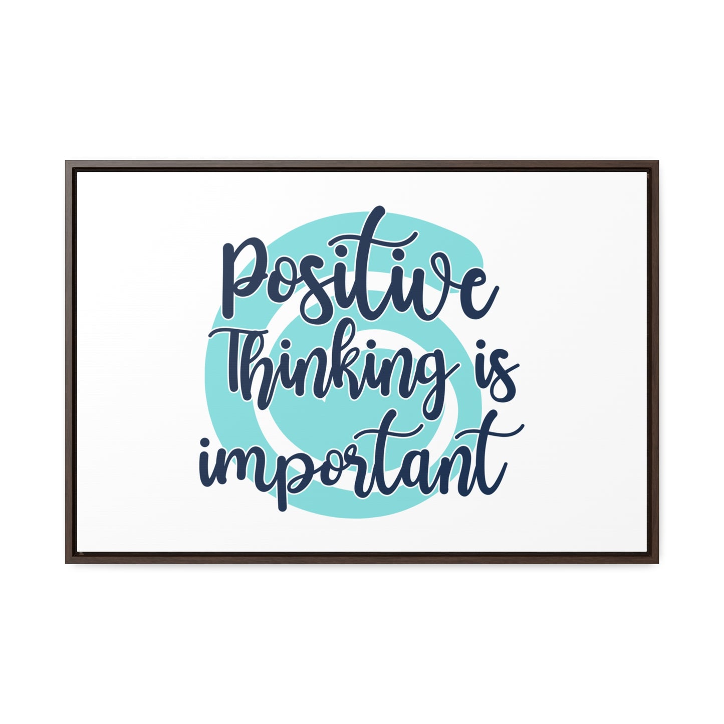Positive Thinking is Important Wall Art