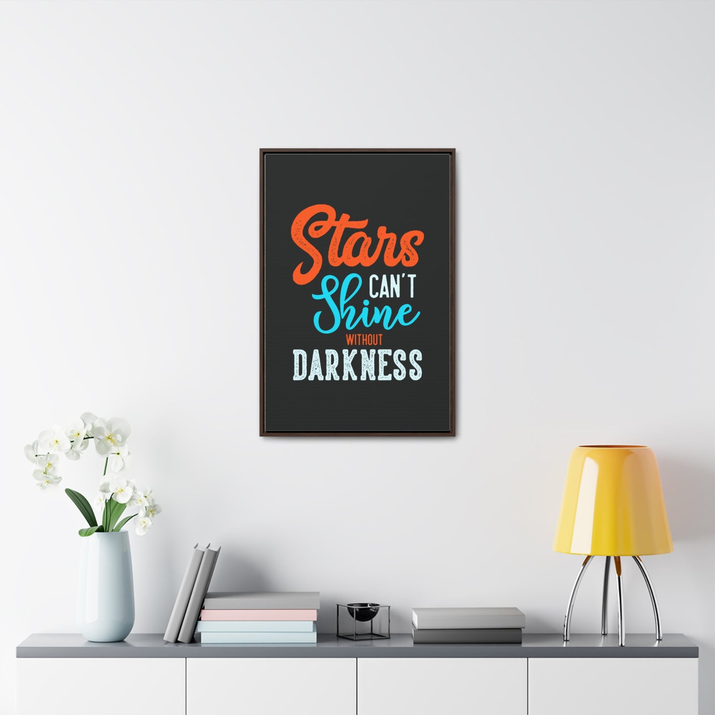 Stars Can't Shine Without Darkness Wall Art