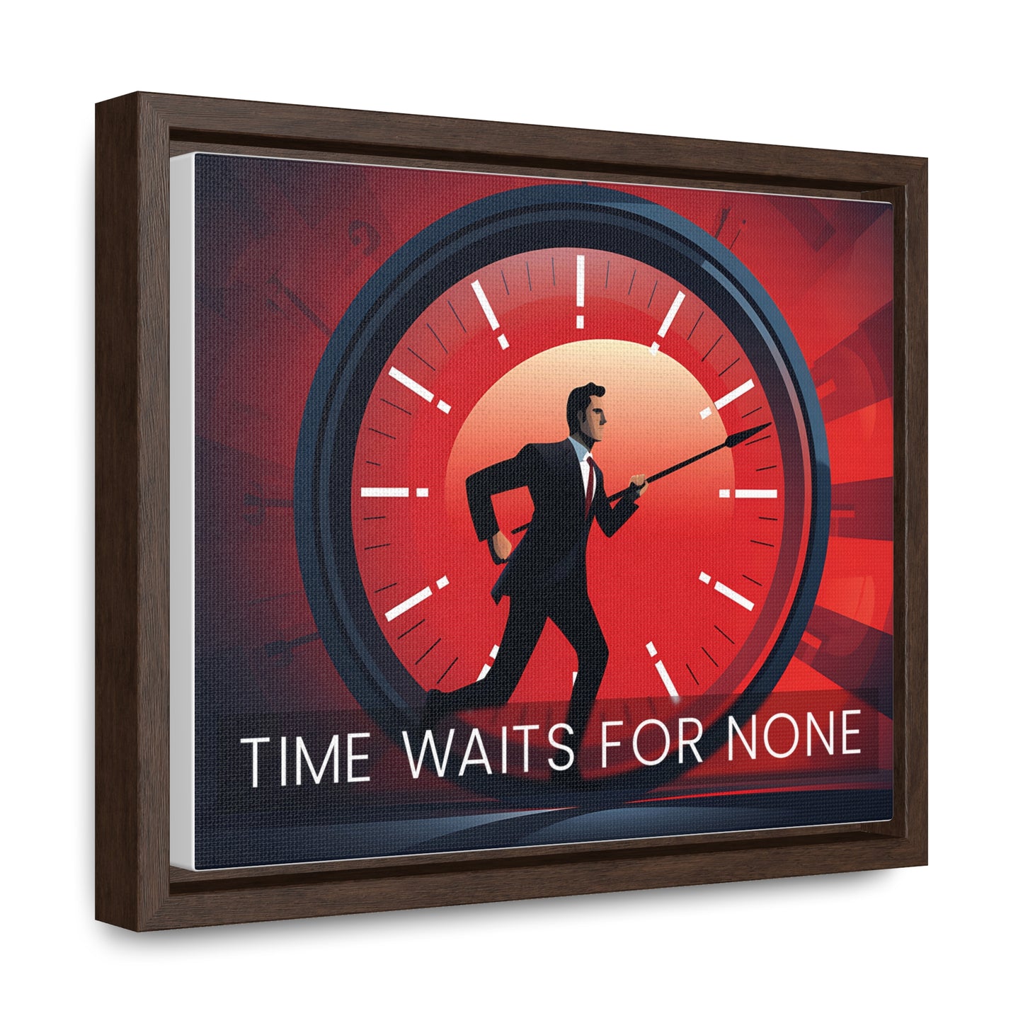 Time Waits For None Wall Art