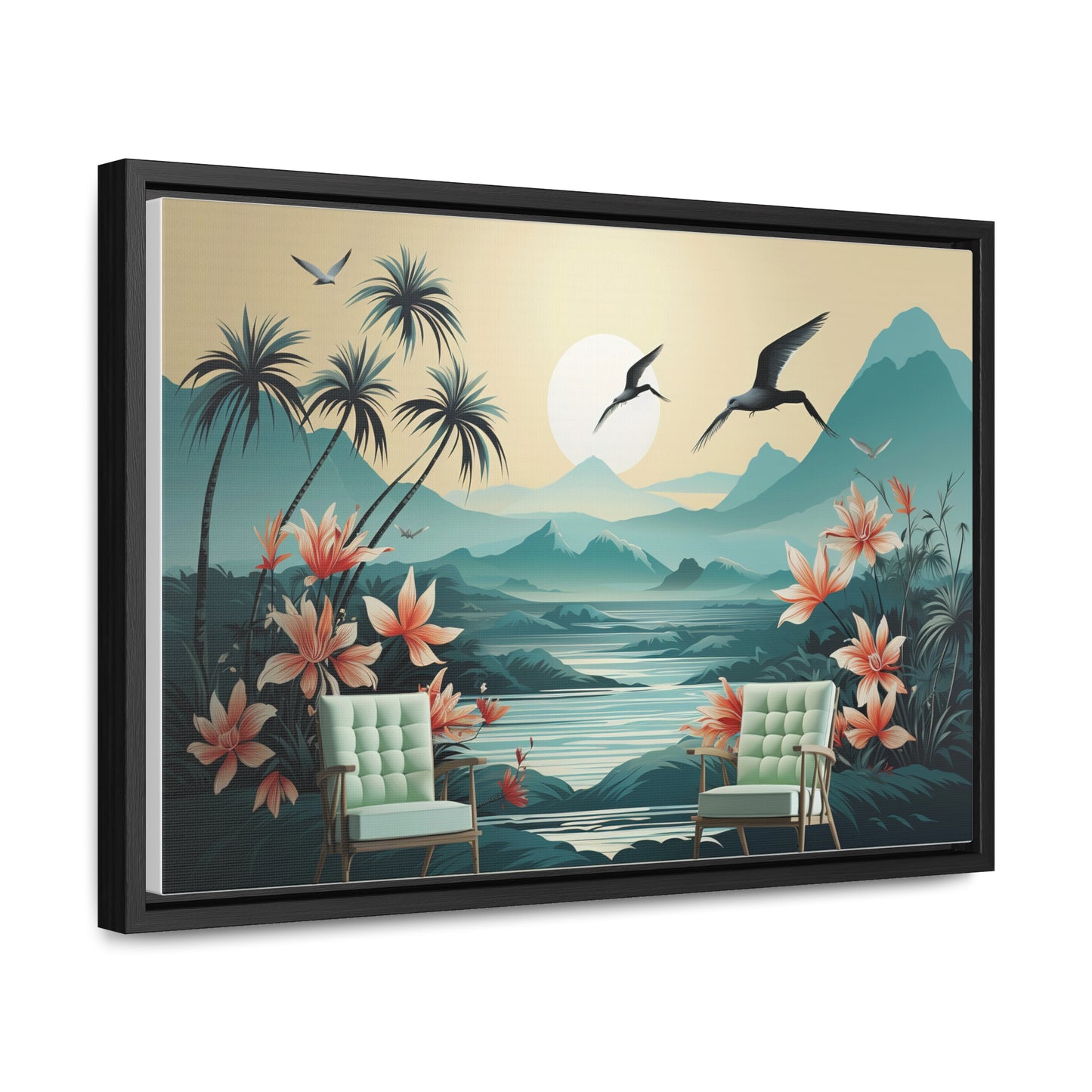 Wall Mural Wallpaper Jungle Landscape Flower for Living Room TV Sofa Bedroom Wall Art