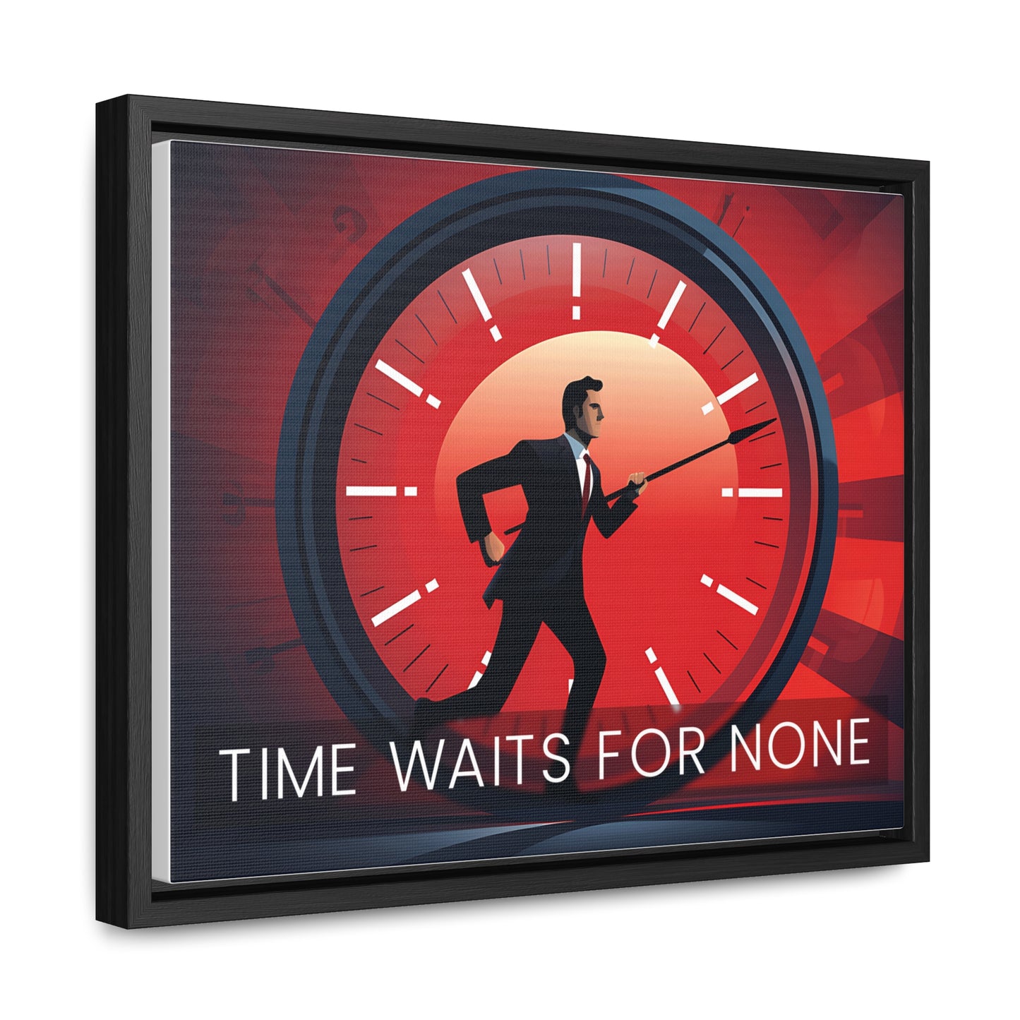 Time Waits For None Wall Art