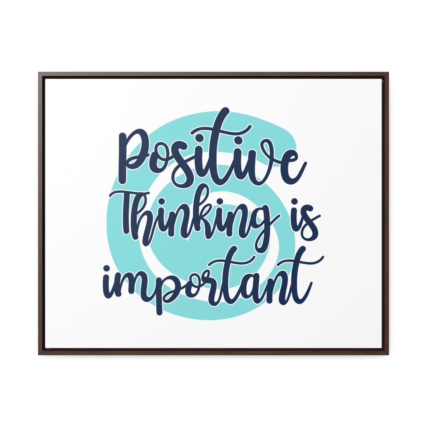 Positive Thinking is Important Wall Art