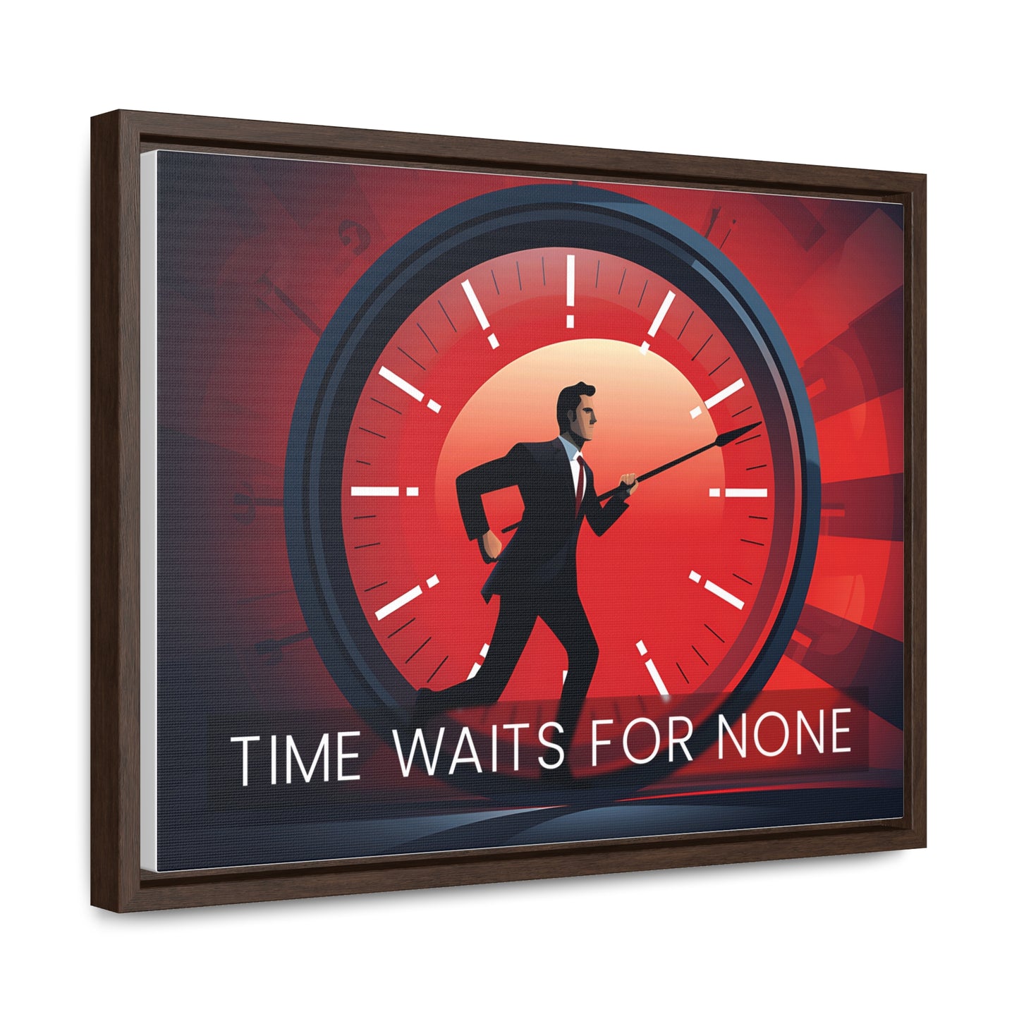 Time Waits For None Wall Art