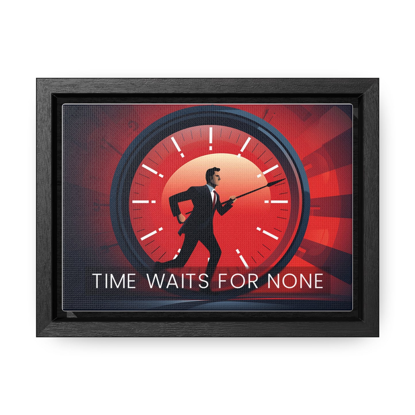 Time Waits For None Wall Art