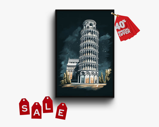 Leaning Tower Wall Art