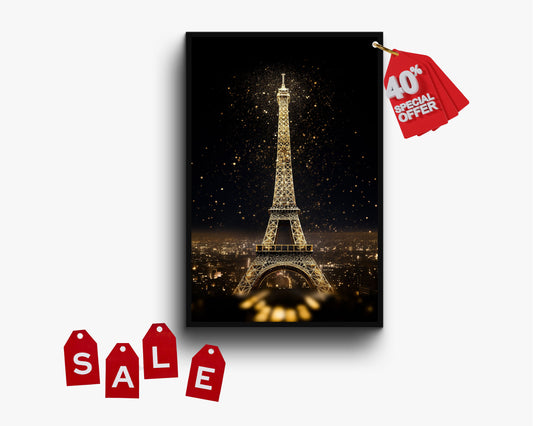 Eiffel Tower Wall Art Decor