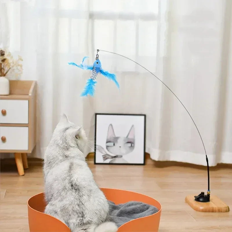 Hand Free Cat Stick Toy