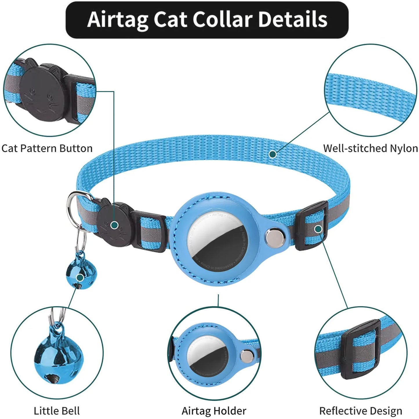Cat Air Tag Holder Collar