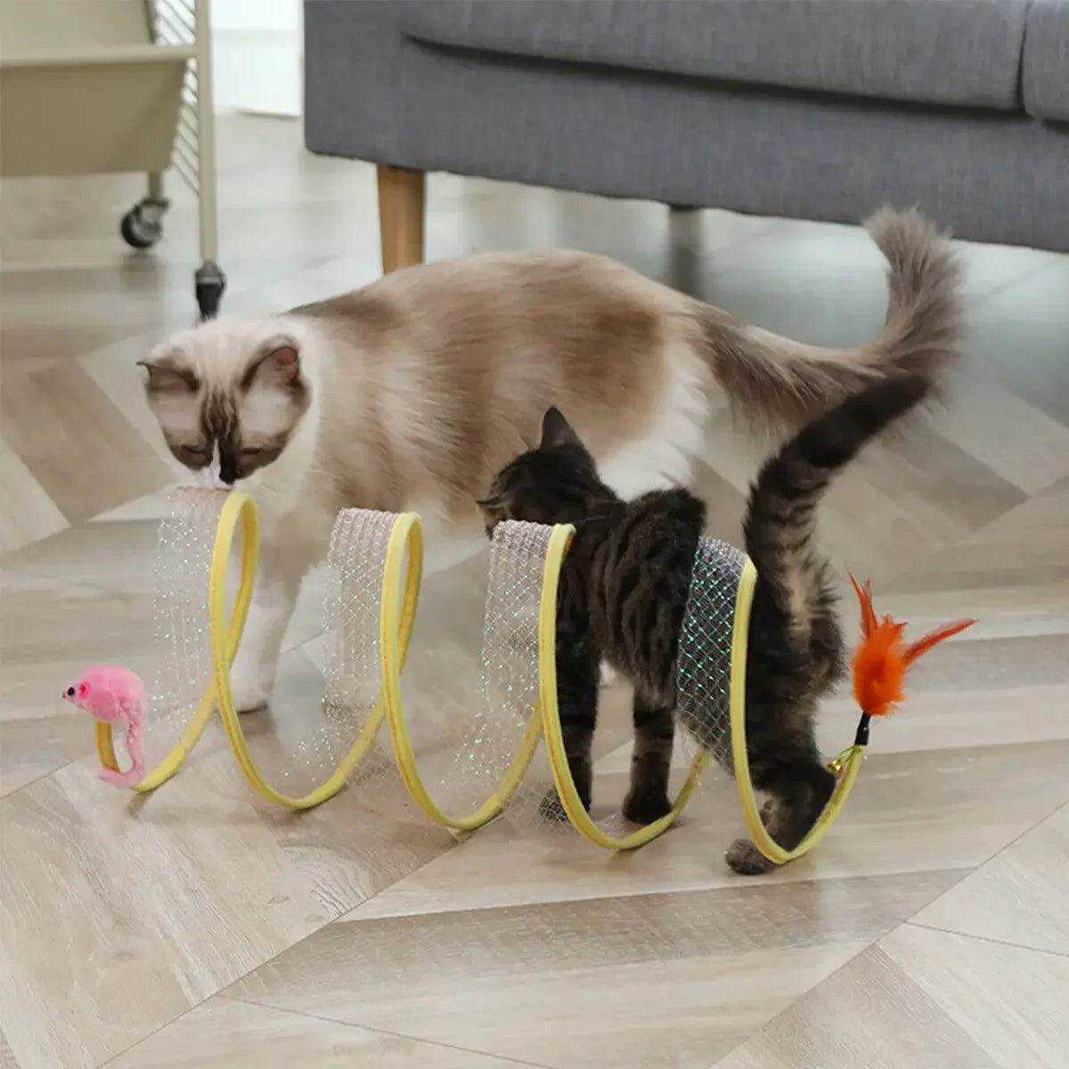 S Type Cats Tunnel Toy