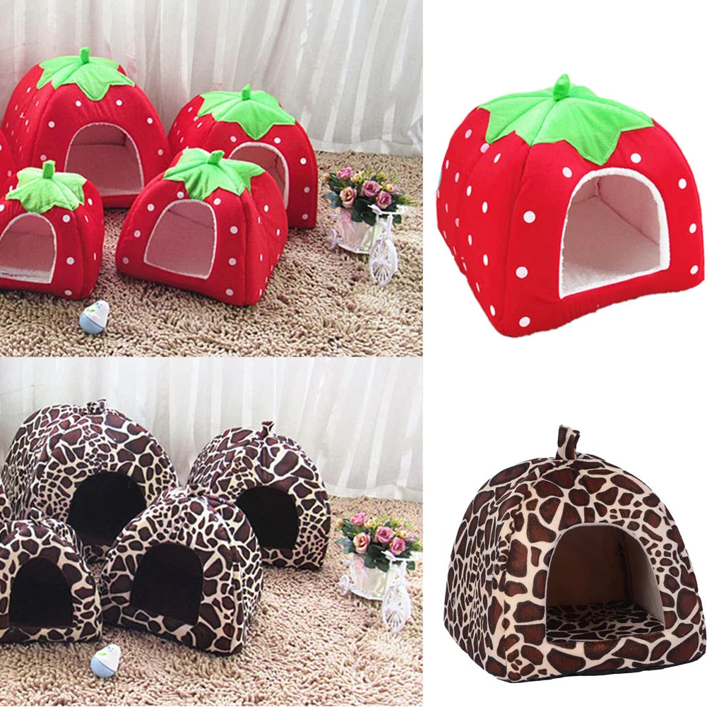 Cute Strawberry Pet House