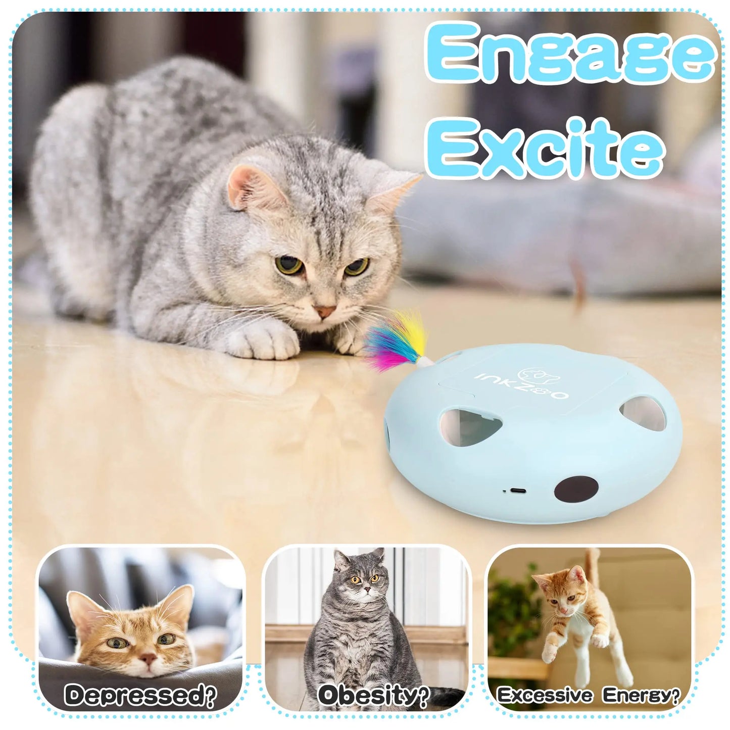 Whack-A-Mole Cat Toy