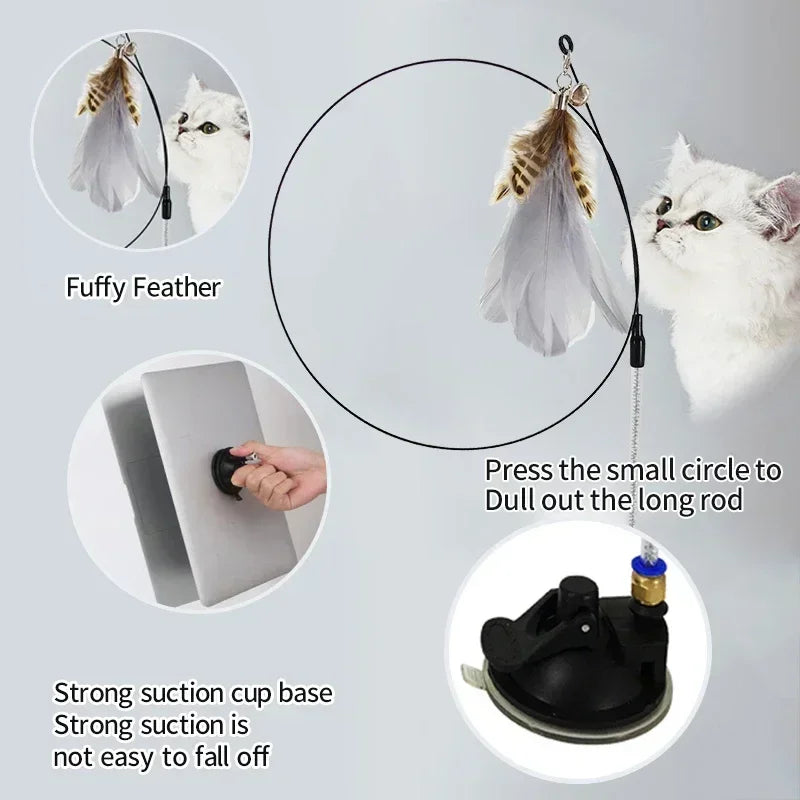 Hand Free Cat Stick Toy