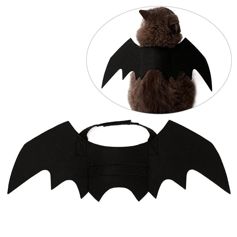 Halloween Black Bat Wings