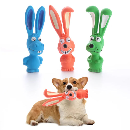 Dog toy Naughty rabbit dog latex chew toy
