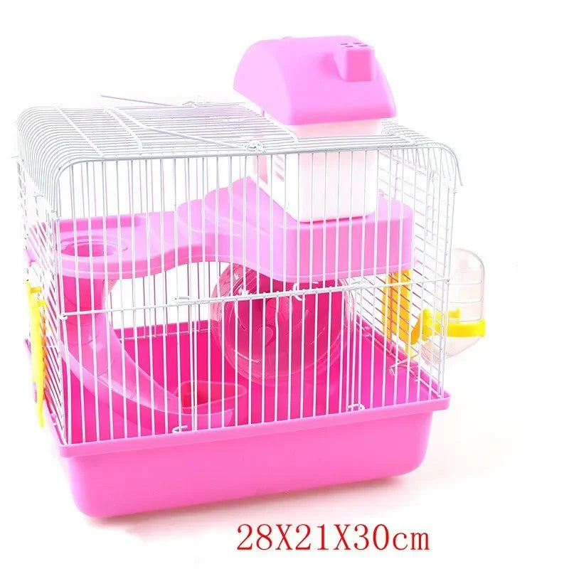Double Layer Hamster Cage