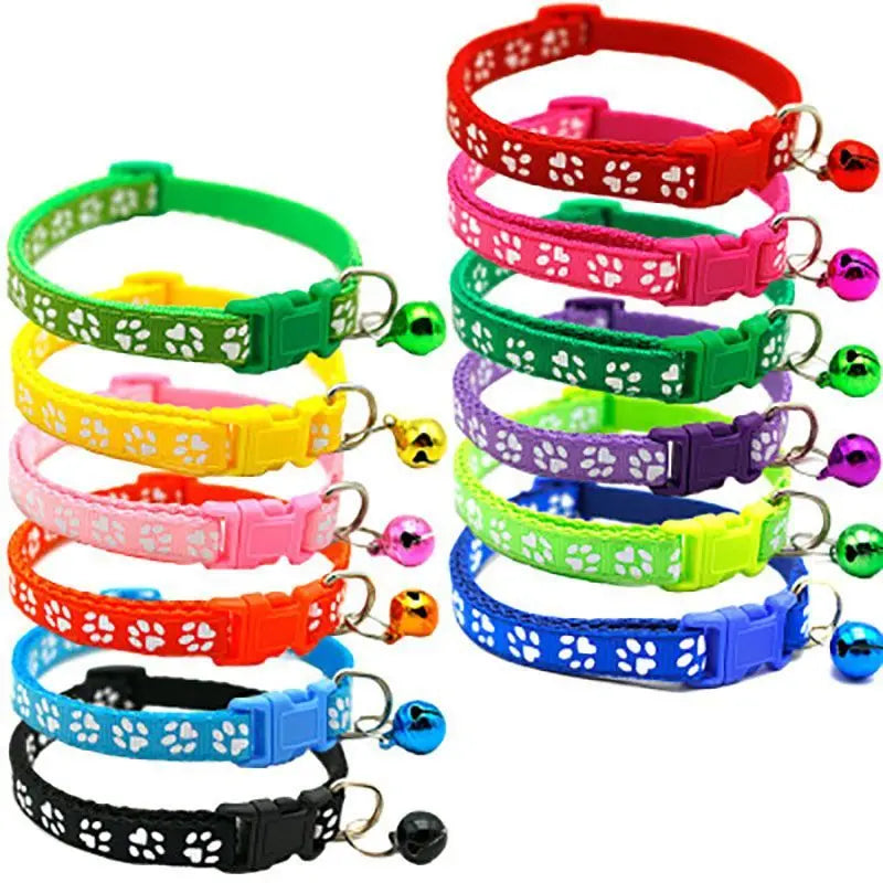 Colorful Cute Bell Collar