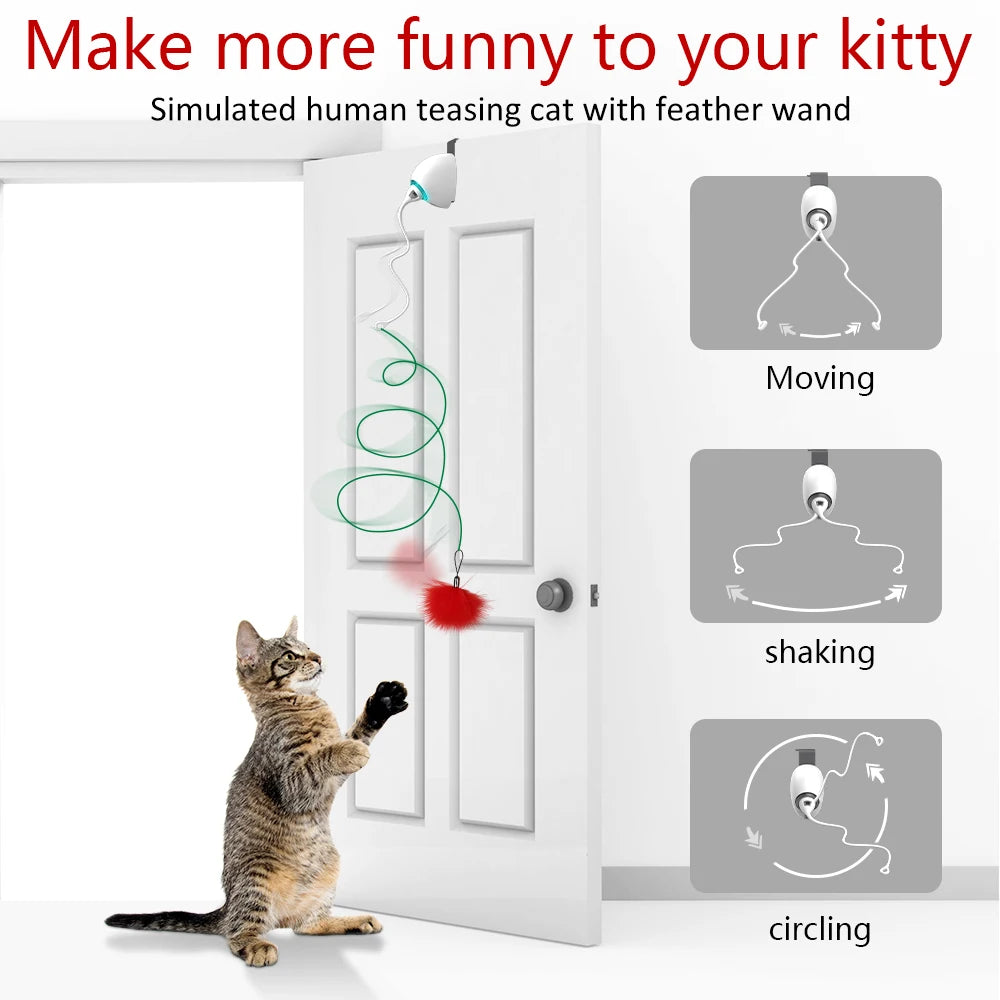 Rope Automatic Teaser Cat String Toy