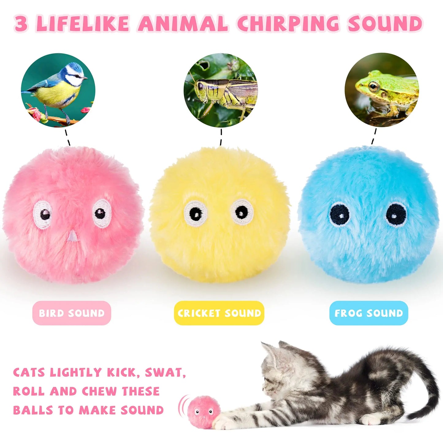 Interactive Ball Catnip Toy